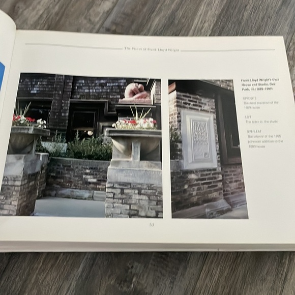 The Vision of Frank Lloyd Wright Hardcover  Book - Picture 3 of 8